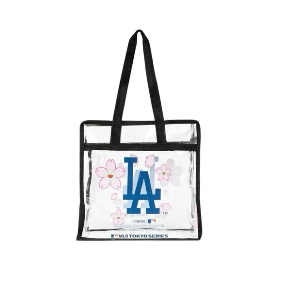 Takashi Murakami x MLB World Tour Tokyo Series Dodgers Limited Stadium Tote Bag - Picture 1 of 3